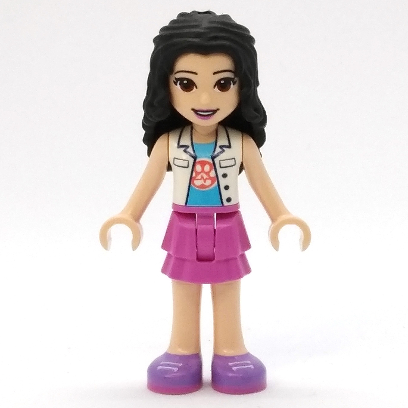 Emma - White Coat, Dark Pink Skirt - NY!! N - fig-012080